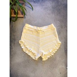 Lemon meringue adorable high/low shorts_xs